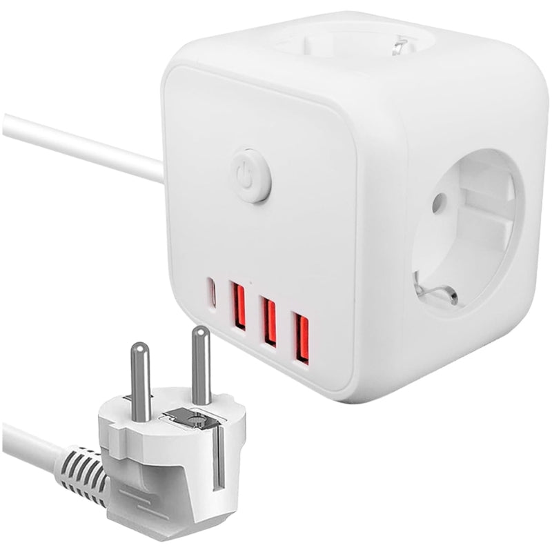 Zapatilla adaptador Lencent con usb